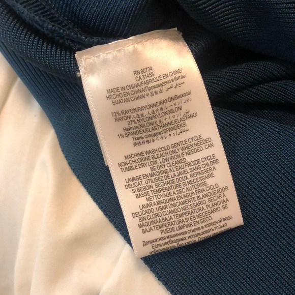 Moroccan Blue BCBG Maxazria Bandage Skirt - Picture 4 of 4